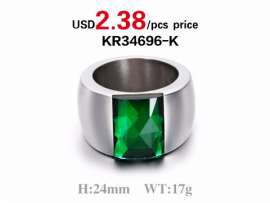 China Factory Steel Color With Stone Ring