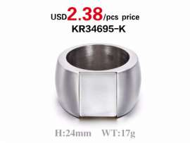 Wholesale Hot Stainless Steel Stone Ring