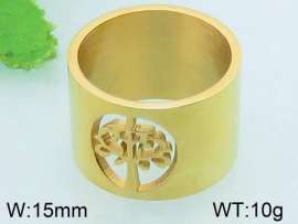 Stainless Steel Gold-plating Ring