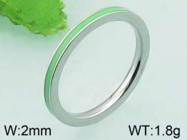 Stainless Steel Enamel Ring