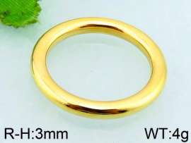 Stainless Steel Gold-plating Ring