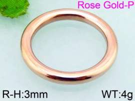Stainless Steel Rose Gold-plating Ring