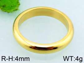 Stainless Steel Gold-plating Ring