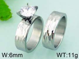 Stainless Steel Lover Ring