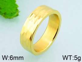 Stainless Steel Gold-plating Ring