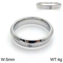 Stainless Steel Stone&Crystal Ring