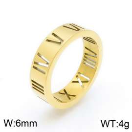 Stainless Steel Gold-plating Ring